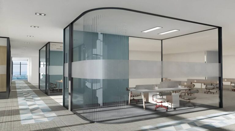 Office glass walls for corporate spaces