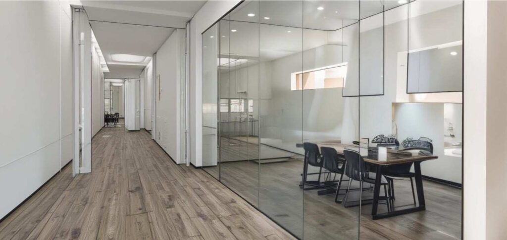 frameless vs framed glass partitions